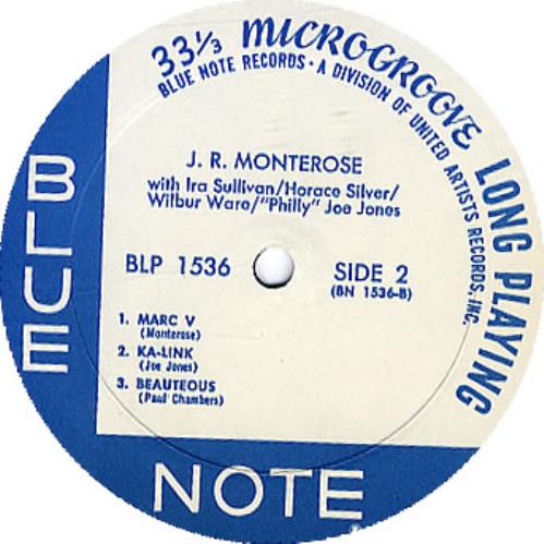 米LP J..r. Monterose J..r. Monterose BLP1536 BLUE NOTE /00260 J.R. Monterose - J.R. Monterose - Amazon.com Music